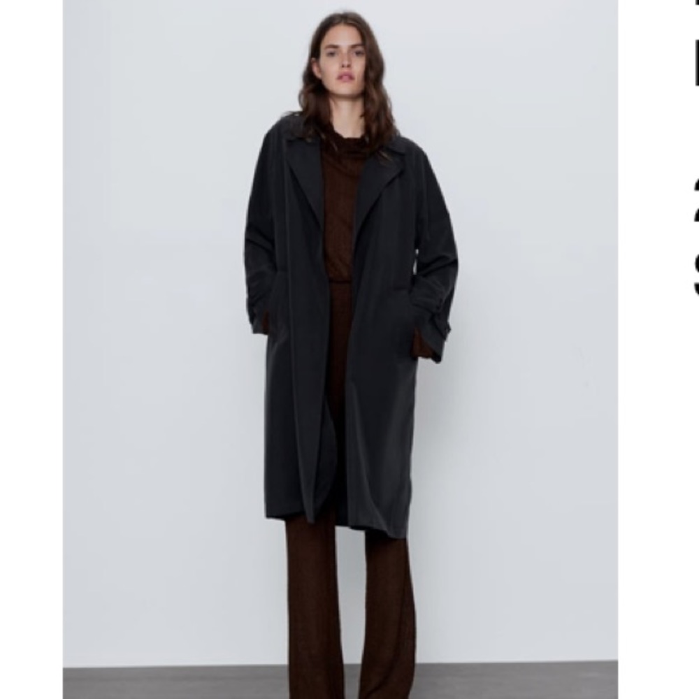 Zara flowy trench coat
